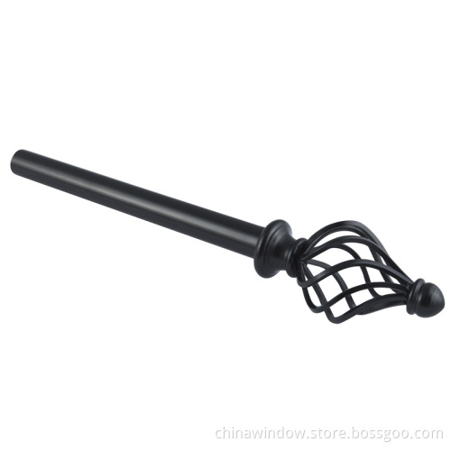 Forge & Iron Finial Curtain Pole